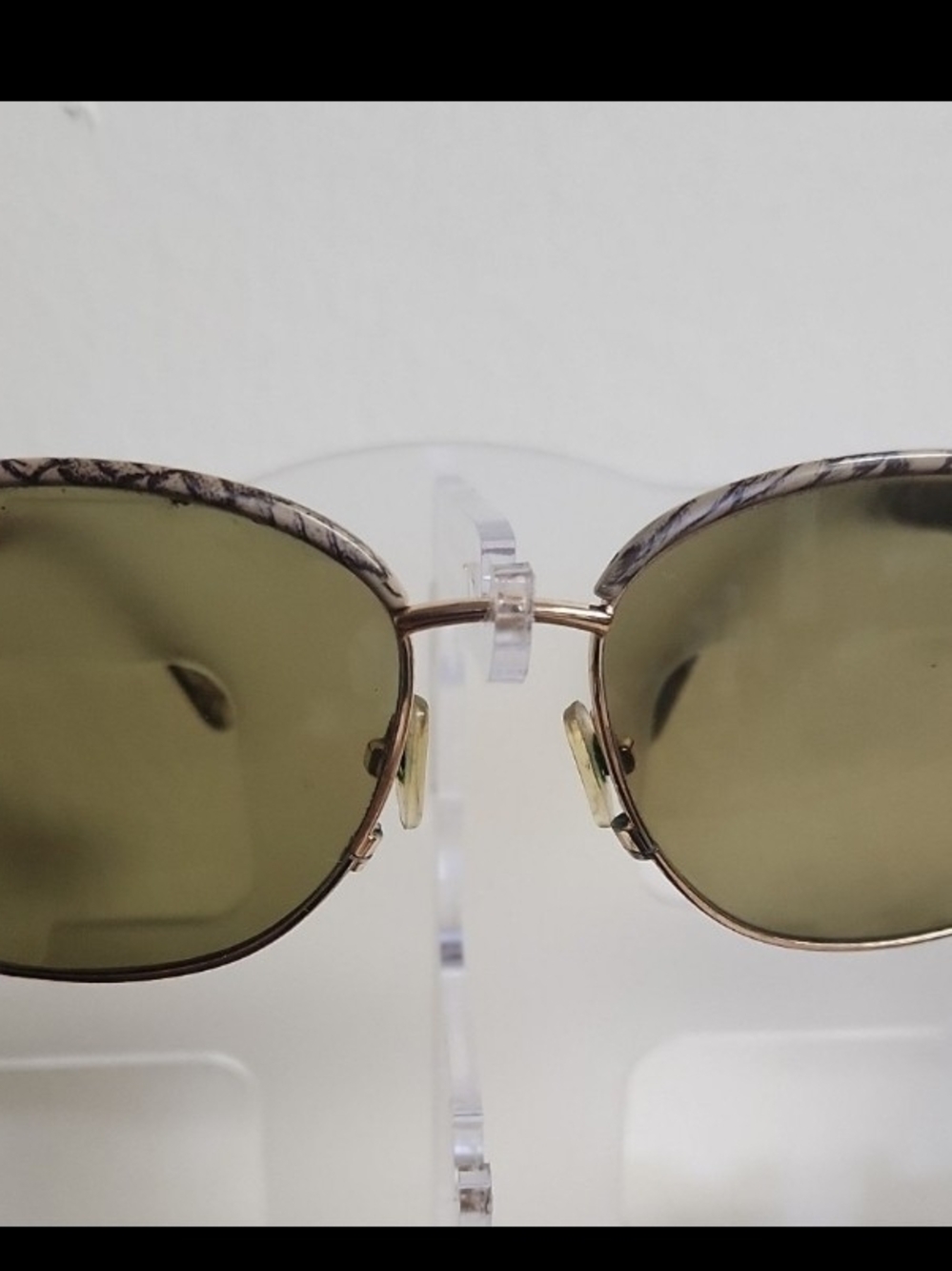 Diane Von Furstenberg Snakeskin Sunglasses